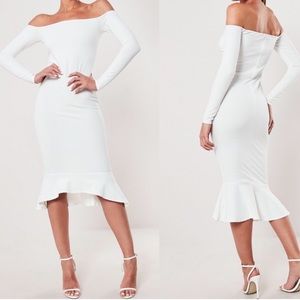 Missguided White Dress